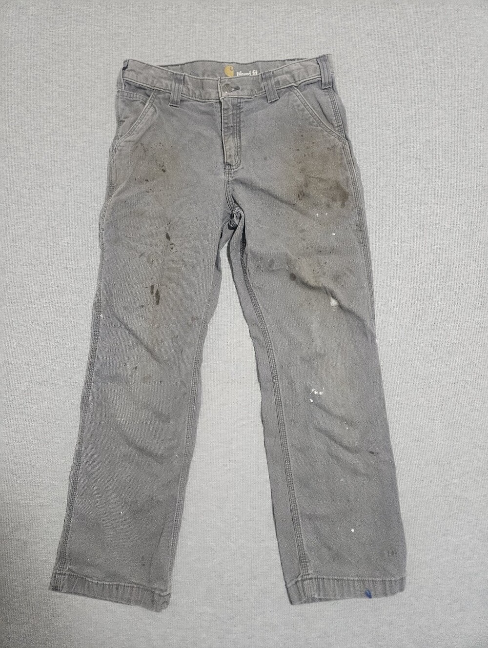 Carhartt Gray Men's Chino-Style Work Pants 32 X 30